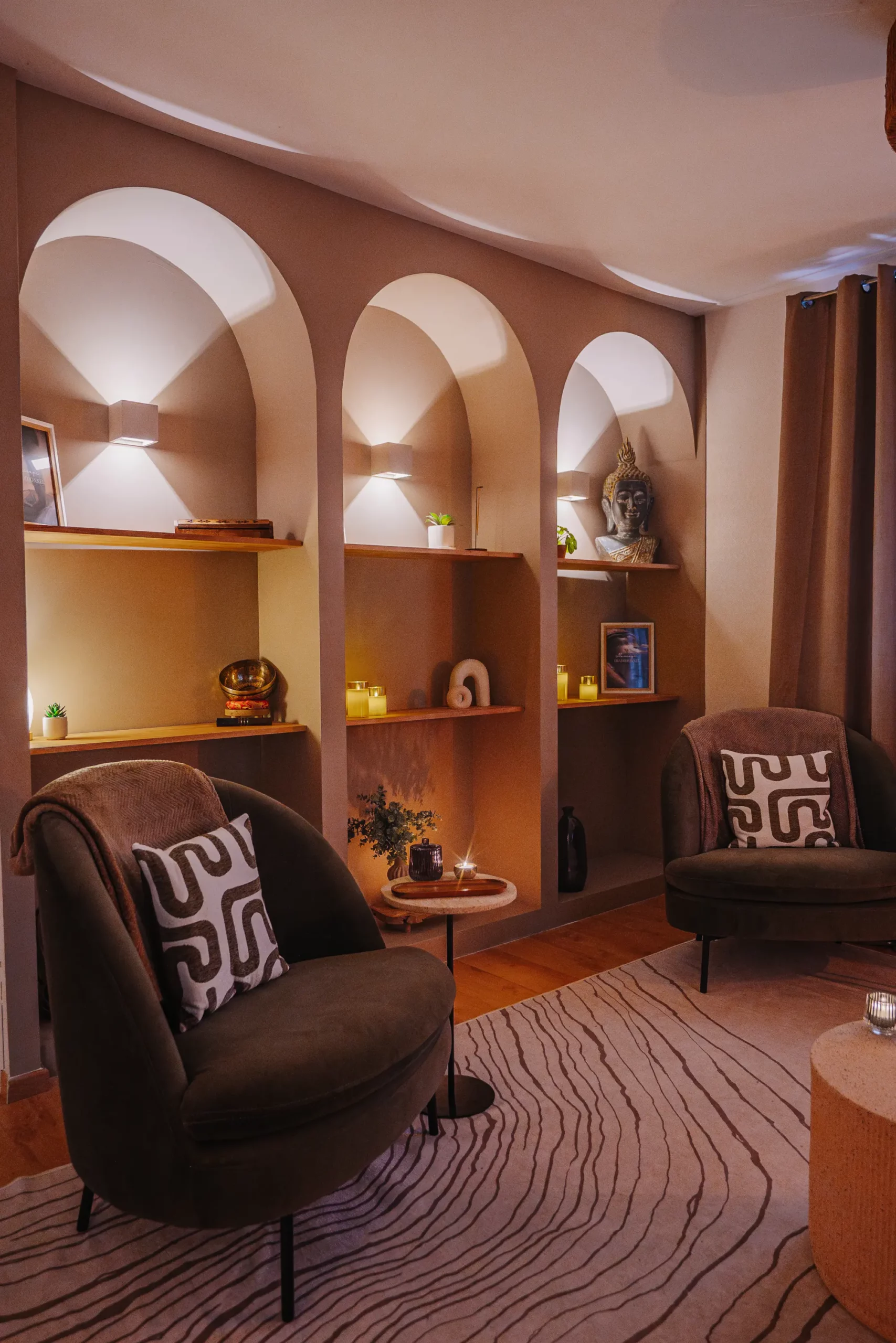 Accueil maison HBM Salon cosy Maison HBM – espace détente