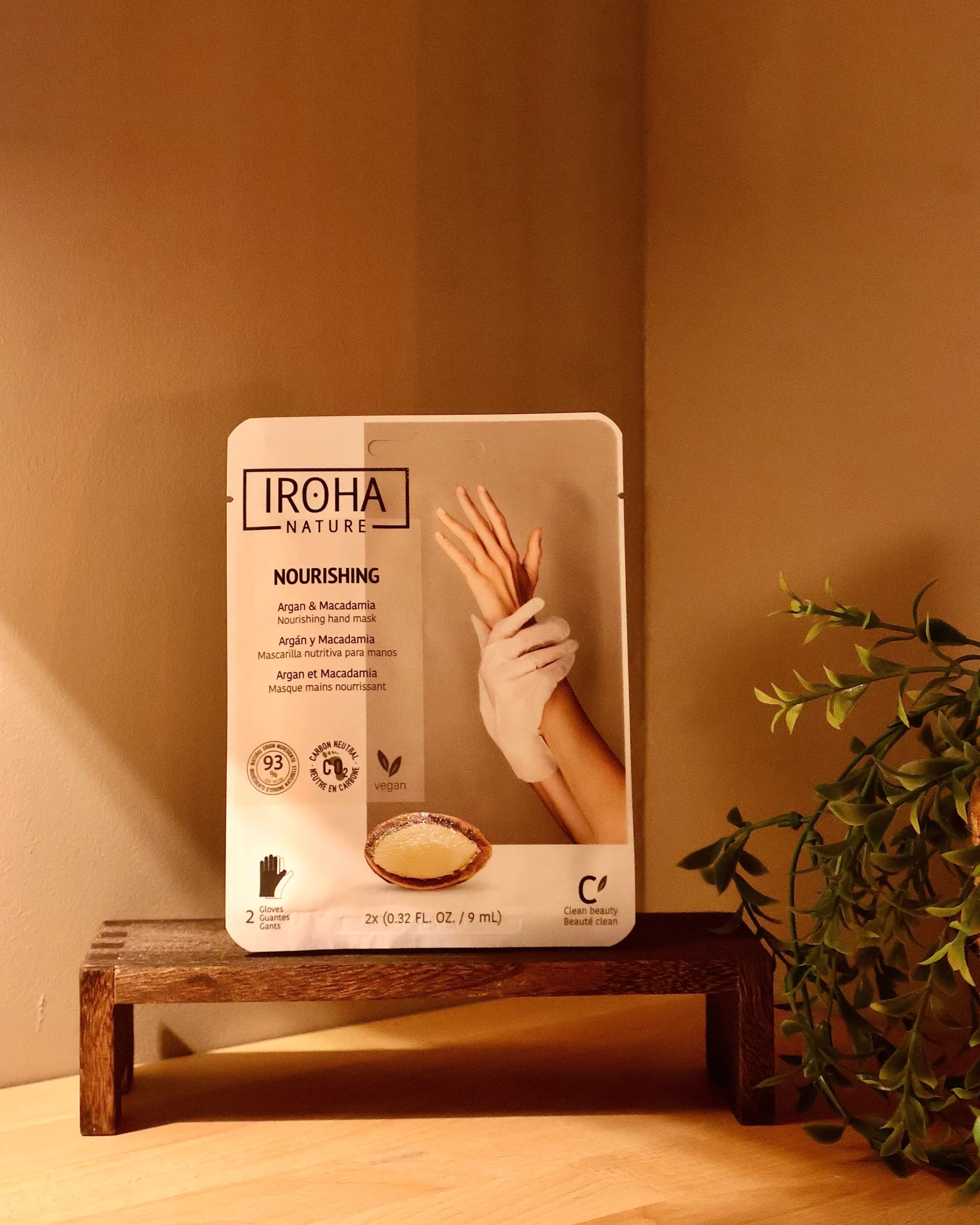 masque pour les mains hydratant chez Maison HBM